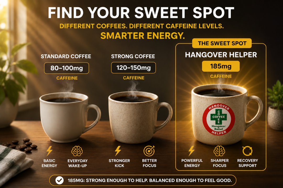 High Caffeine, Smarter Energy: Why 185mg Might Be Exactly What You Need