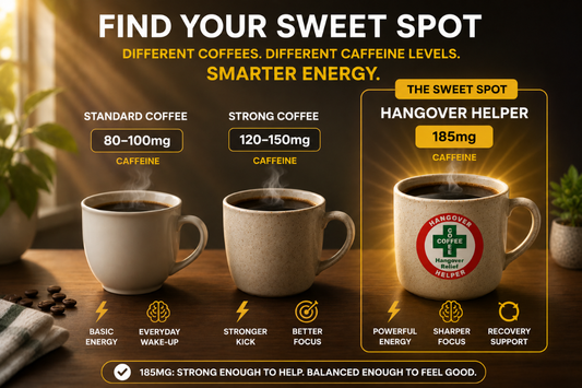 High Caffeine, Smarter Energy: Why 185mg Might Be Exactly What You Need